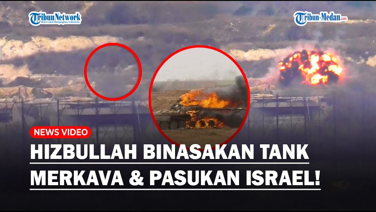 KEMARAHAN Hizbullah Binasakan Tank Merkava Israel Hingga Tewaskan Pasukan Zionis!