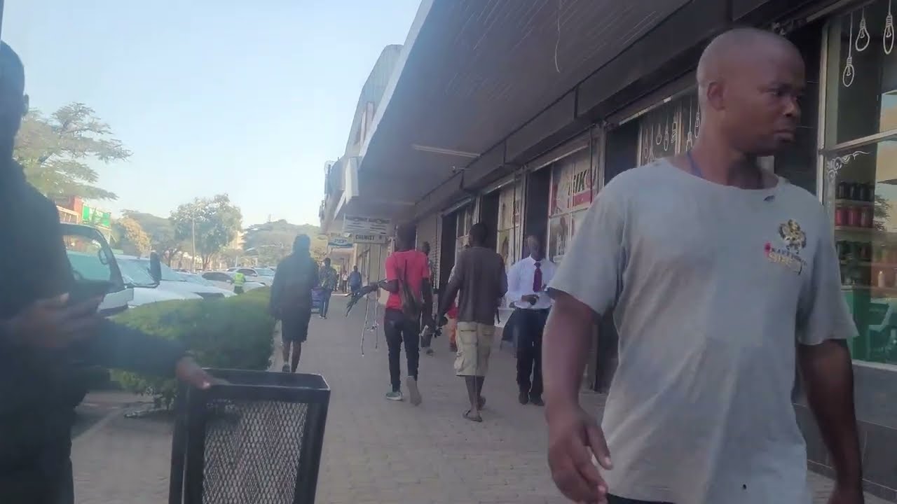 Town Center in Ndola, Zambia 🇿🇲 || Street Walking 9 in 4K