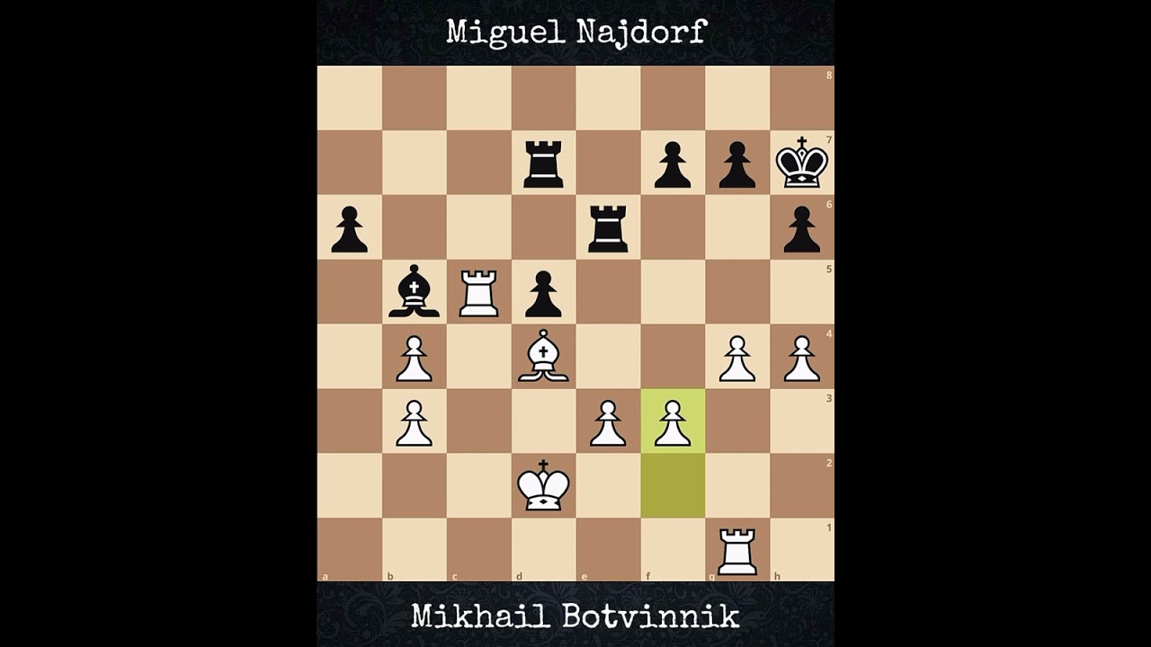 Mikhail Botvinnik vs Miguel Najdorf | Memorial A.Alekhine (1956)