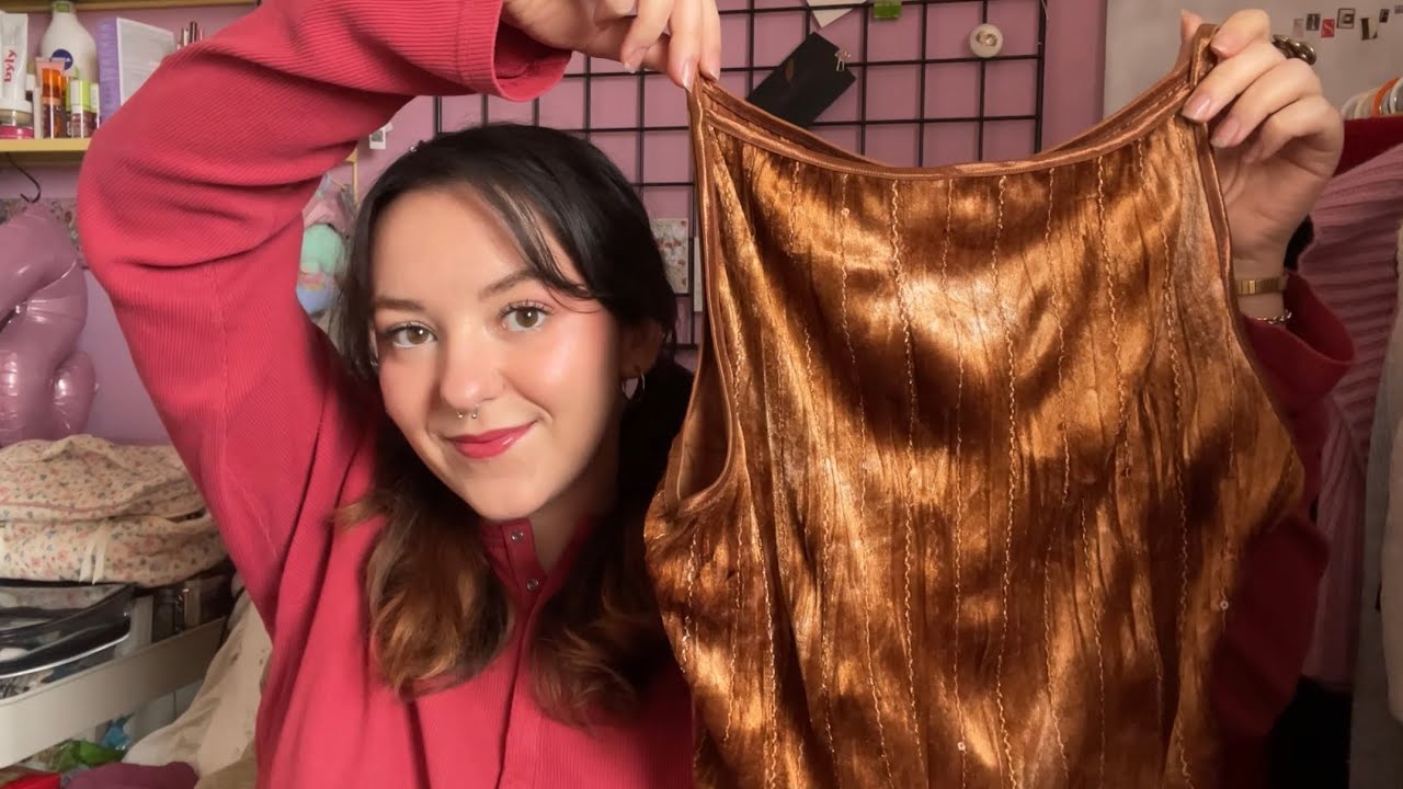 asmr перепродажа одежды из секонд-хенда 🌀 звуки ткани