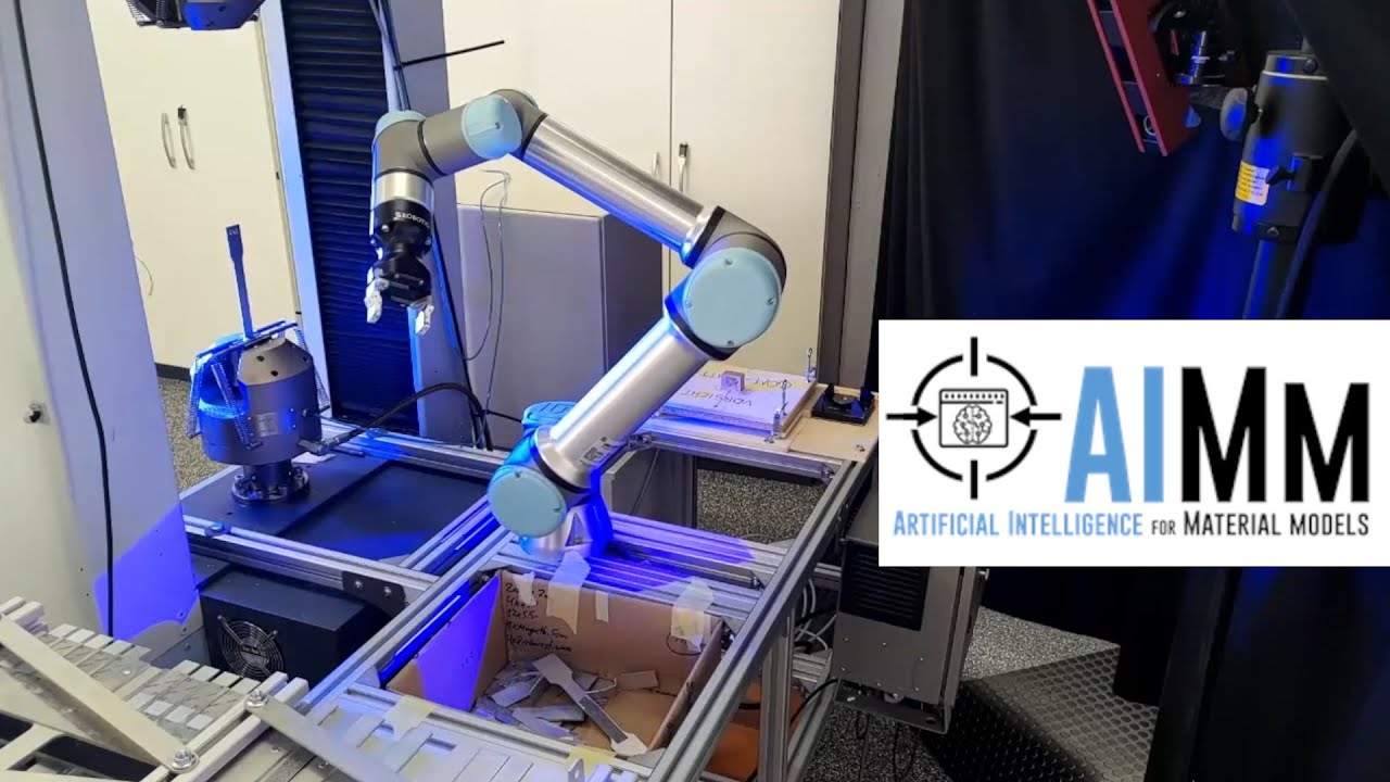 Robot for classical and modified tensile tests: AIMM research project