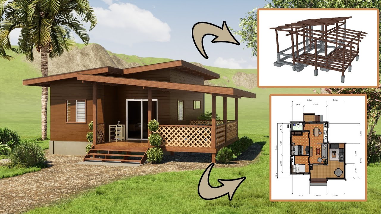 House Design | (51 sqm.) 2 BEDROOM HALF CONCRETE