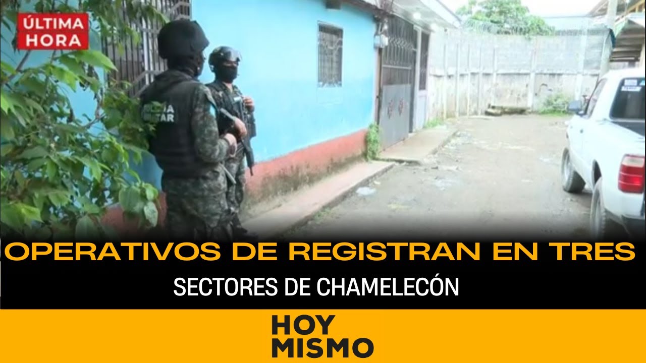 17 allanamientos se están ejecutando en tres sectores de Chamelecón, SPS.