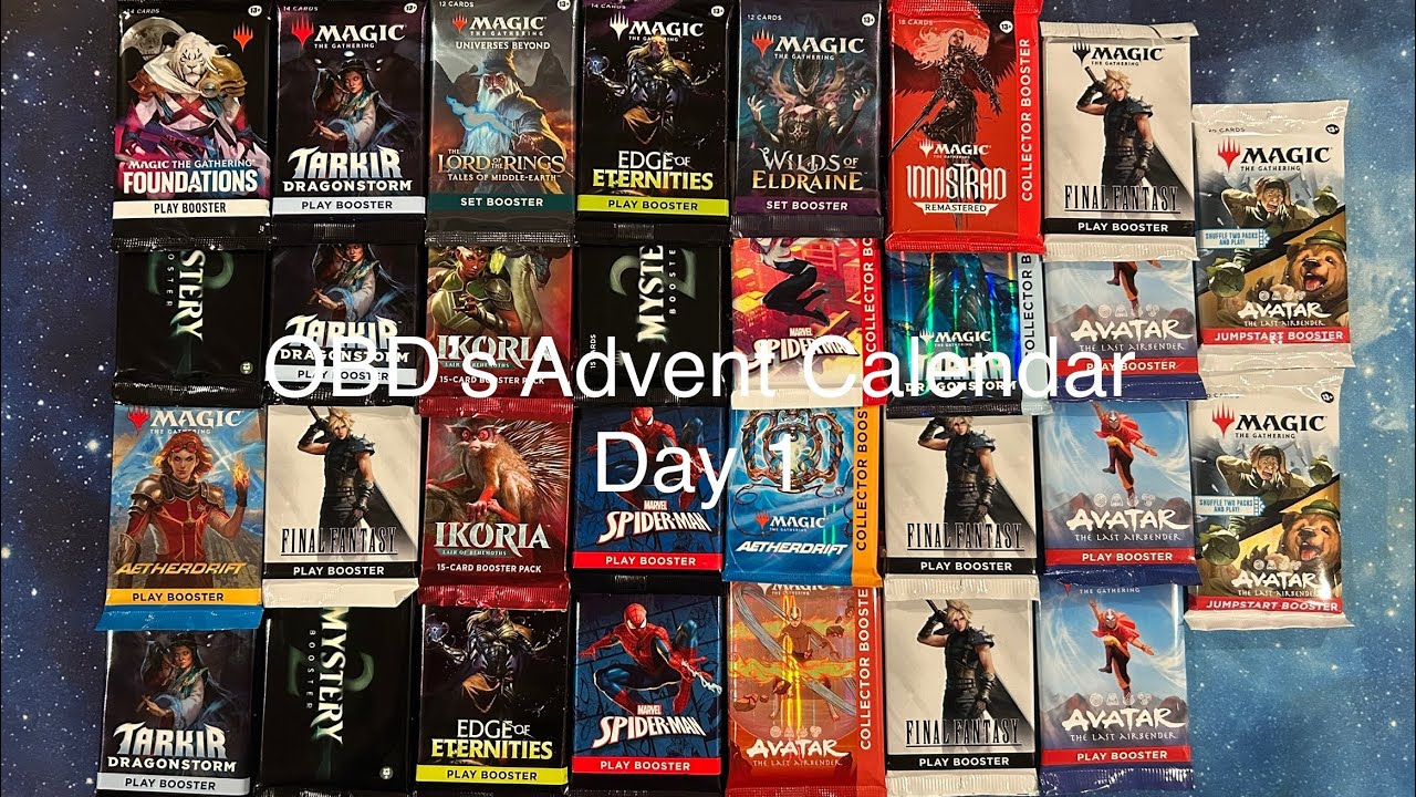 OBD’s Advent Calendar: Day 1