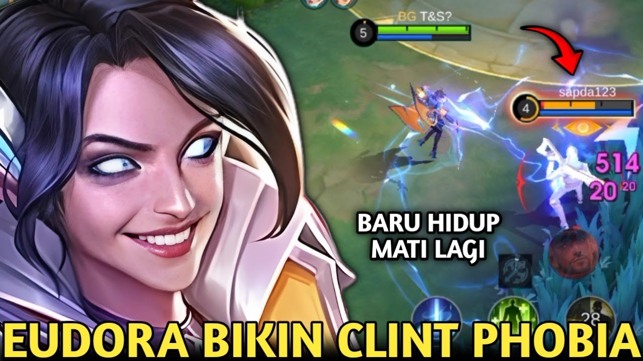 EUDORA GOLD MODE SEMAK BIKIN CLINT PHOBIA & STRES BERAT! GARA-GARA BARU HIDUP LANGSUNG MATI LGI!MLBB