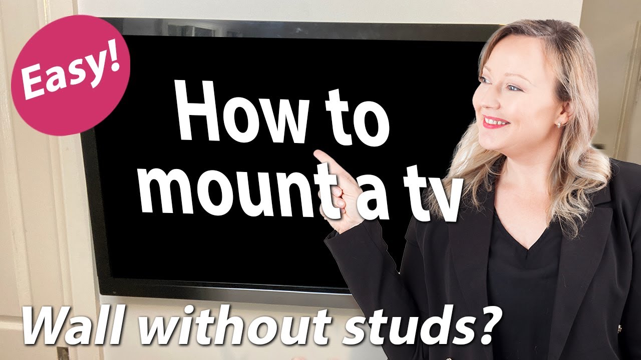How to mount a tv on a wall with no studs