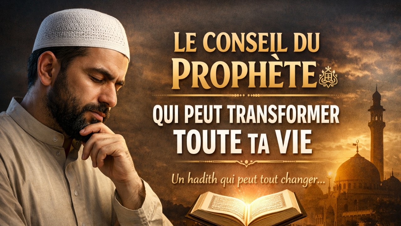 LE CONSEIL DU PROPHÈTE QUI PEUT TRANSFORMER TOUTE TA VIE