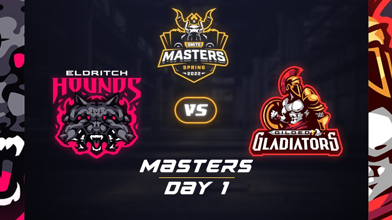 SMITE Masters: Day 1 Eldritch Hounds Vs Gilded Gladiators
