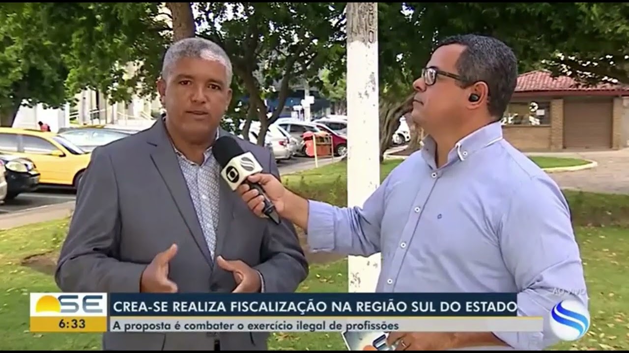 Crea-SE realiza fiscalização na região Sul de Sergipe