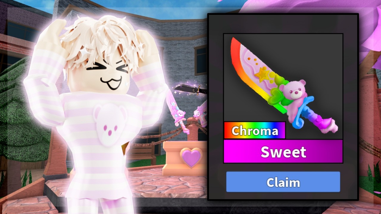 I got the NEW CHROMA in MM2! (Valentines Update)