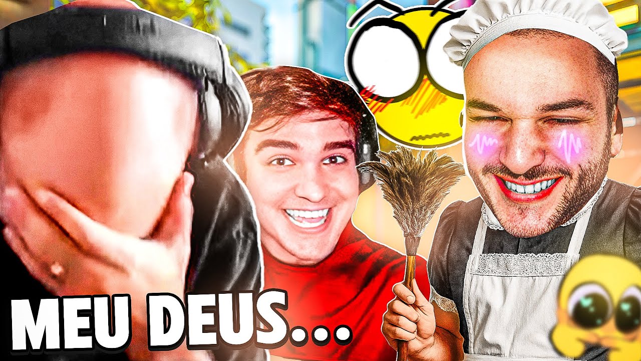 ME VESTI DE EMPREGADA KAWAI E CARREGUEI O SACY !!! 