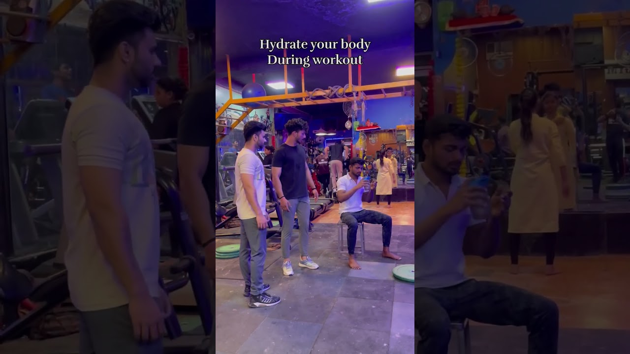 Drink water during workout.. 