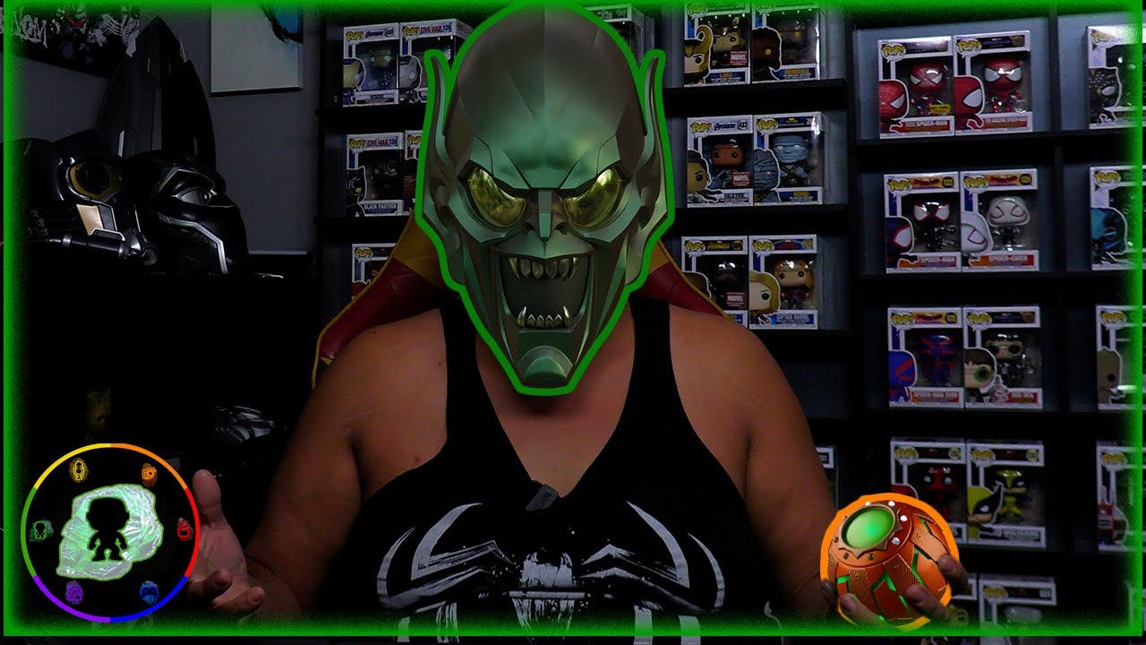 Marvel Legends Green Goblin Roleplaying Helmet and Electronic Pumpkin Bomb