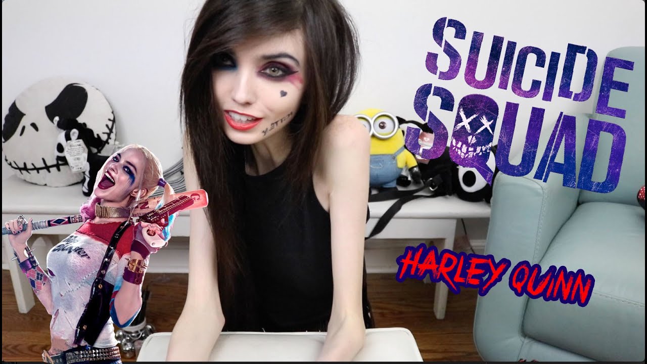 SUICIDE SQUAD Harley Quinn Makeup Tutorial! 👍 😃