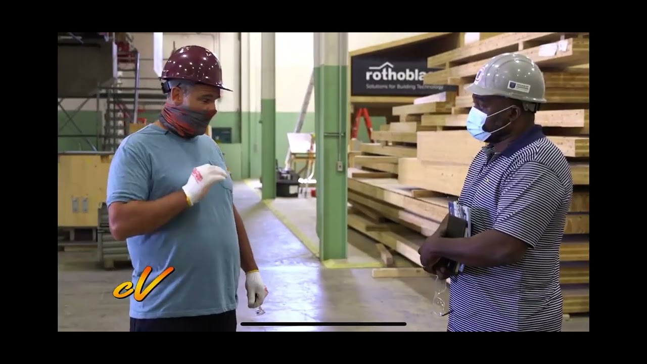 Caribbean Vibration visit Carpenters' union training centre