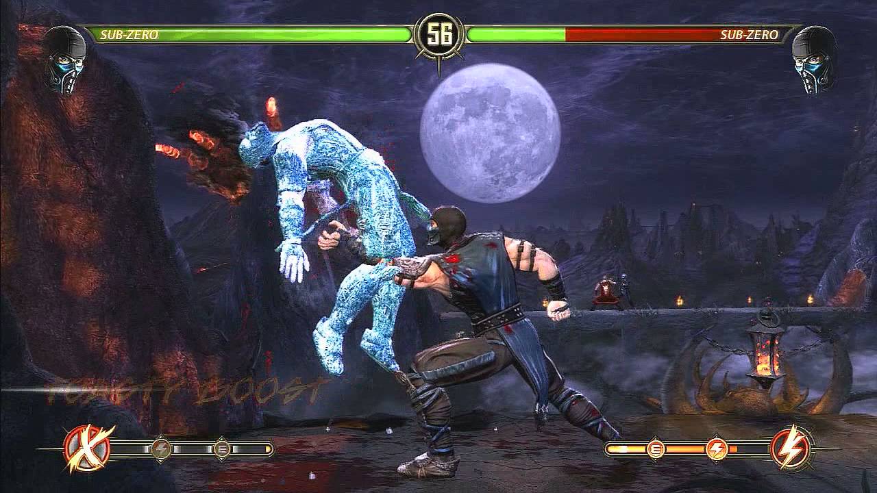 Sub Zero 82% Toasty Boost Combo MK9 Demo