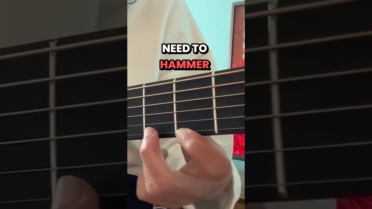 This Simple Guitar Trick Will Make Your Hammer-Ons PERFECT!