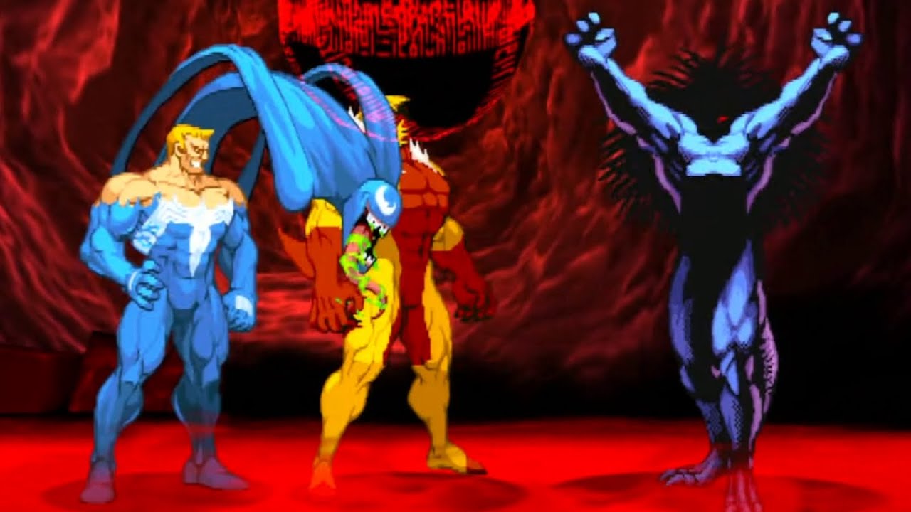 Marvel VS Capcom 2 - Venom/Sabretooth/Blackheart - Expert Difficulty Playthrough