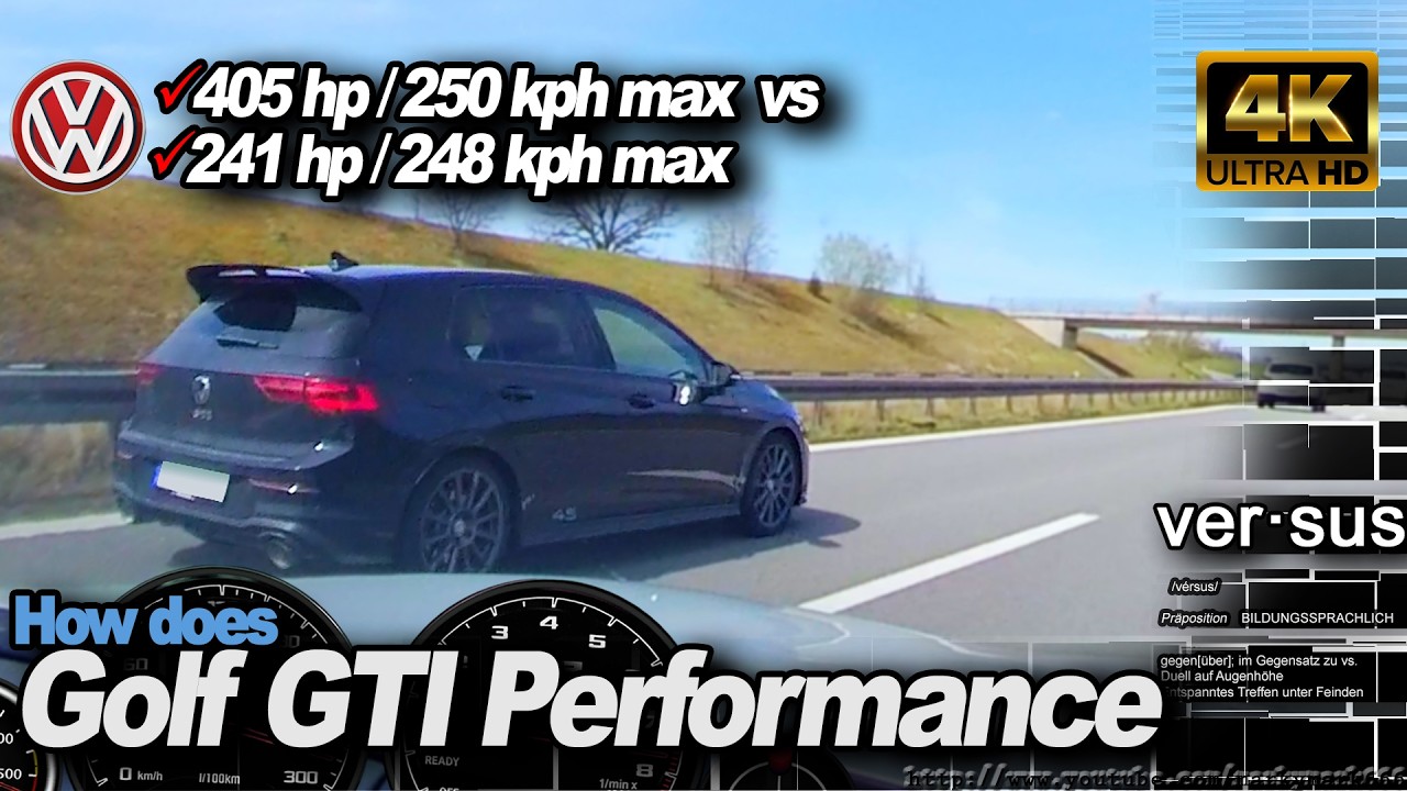 🚀 BMW M2 Competition vs Golf GTI Performance – INSANE Autobahn Battle! 💥 Near-Legal Top Speed | 4K