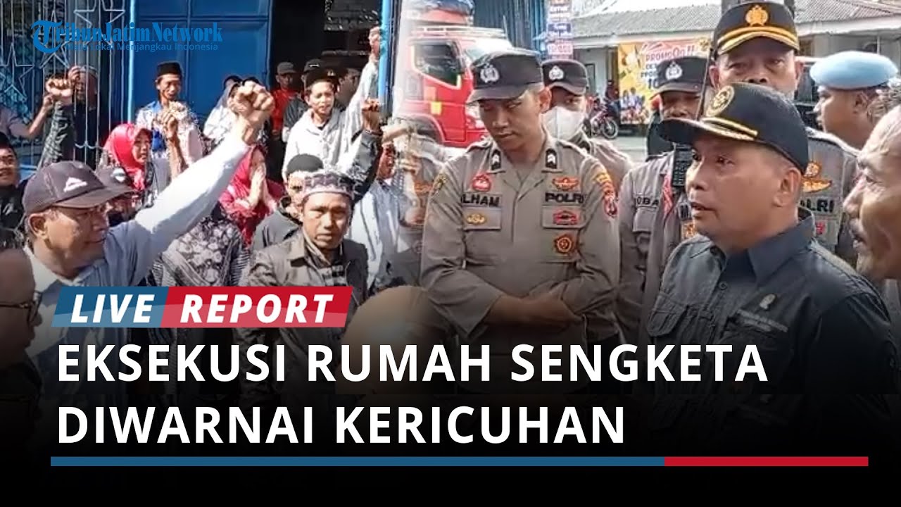 SEMPAT RICUH! Pengadilan Lumajang Eksekusi Bangunan yang Bersengketa Sejak Puluhan tahun