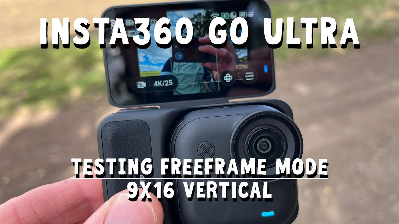 📸 @insta360 Go Ultra | Freeframe Mode Testing | 9x16 Vertical