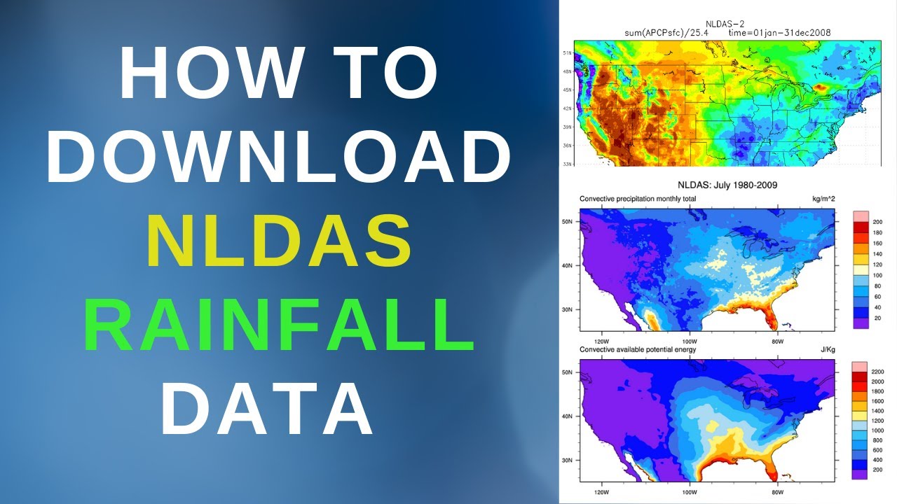 How To Download NLDAS Rainfall Data