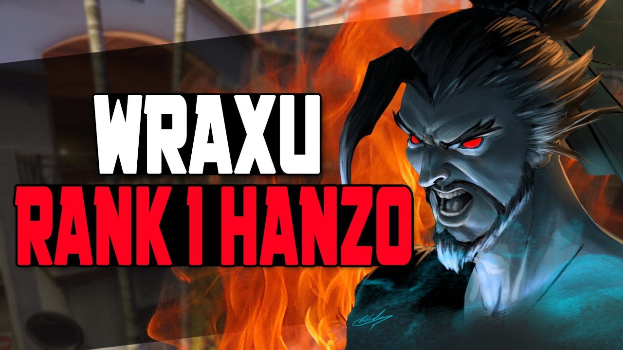 WRAXU RANK #1 HANZO! HE'S BEST! [ OVERWATCH SEASON 6 TOP 500 ]
