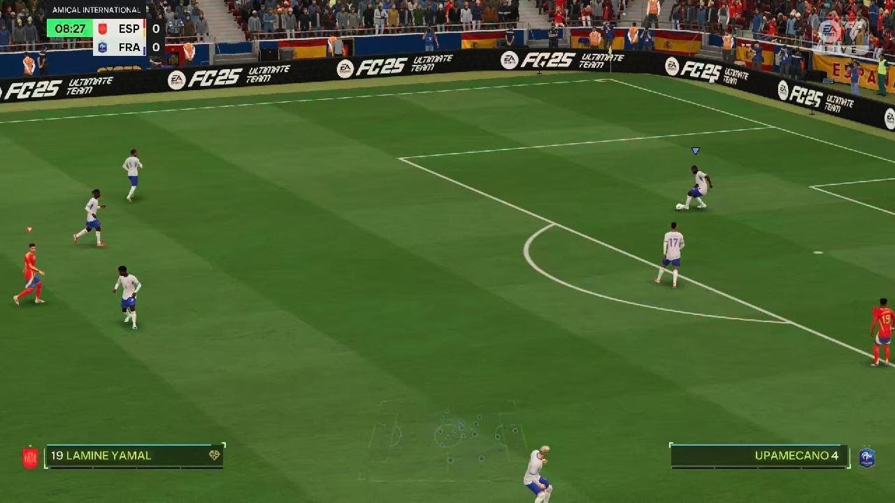 EA SPORTS FC 25 Espagne VS France ligue des nation PS4 4K60 UHD