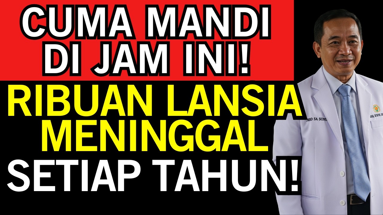 Tips Kesehatan Lansia: Hindari Mandi di Jam Ini, Bisa Fatal!