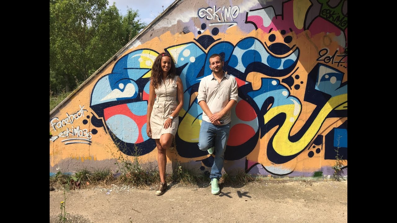 A Châteauroux, rencontre avec le graffeur Eskimo dans 