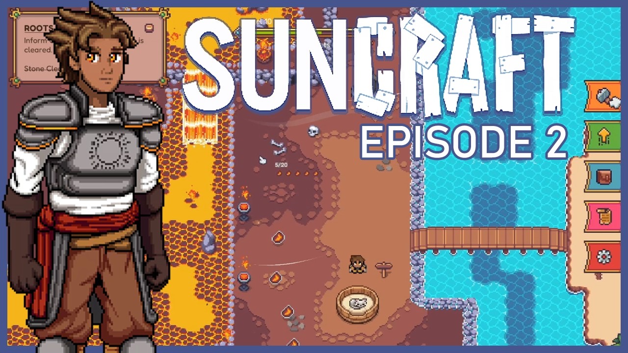 Suncraft - уютное кликанье и исследование - тестовое прохождение - эпизод 2