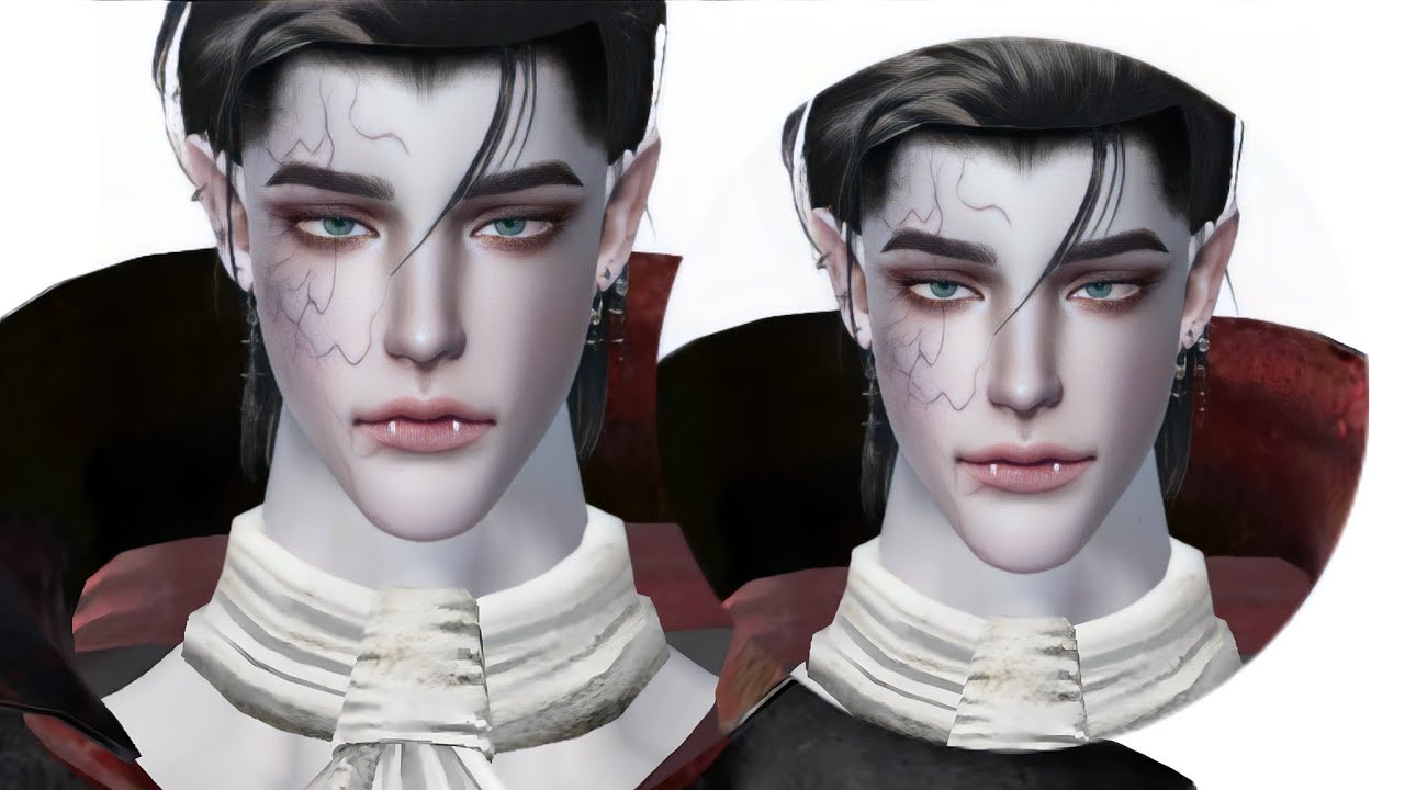 Dracula! ZEPETO Face Customization Tutorial Halloween Edition [Male] Joystick & Pro 제페토 남캐 커스텀