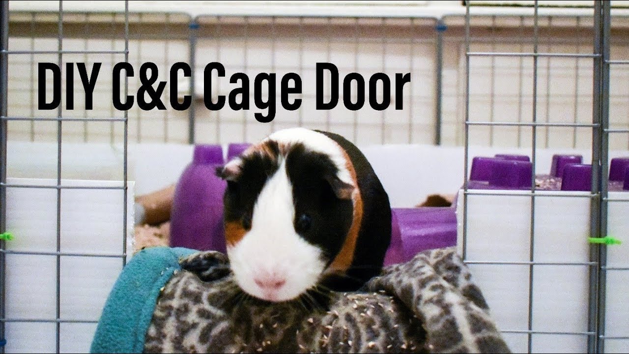 DIY Door for C&C Guinea Pig Cage