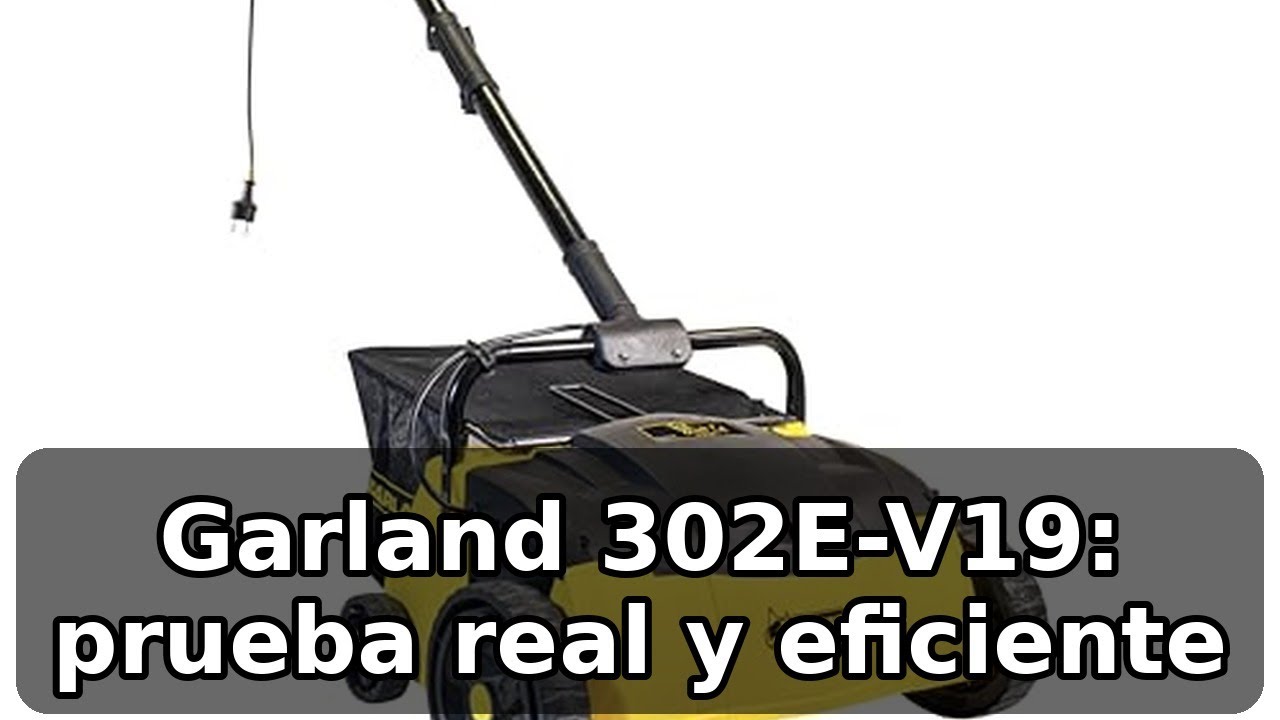 Review completa de la Garland 302E-V19: barredora peinadora para cesped artificial