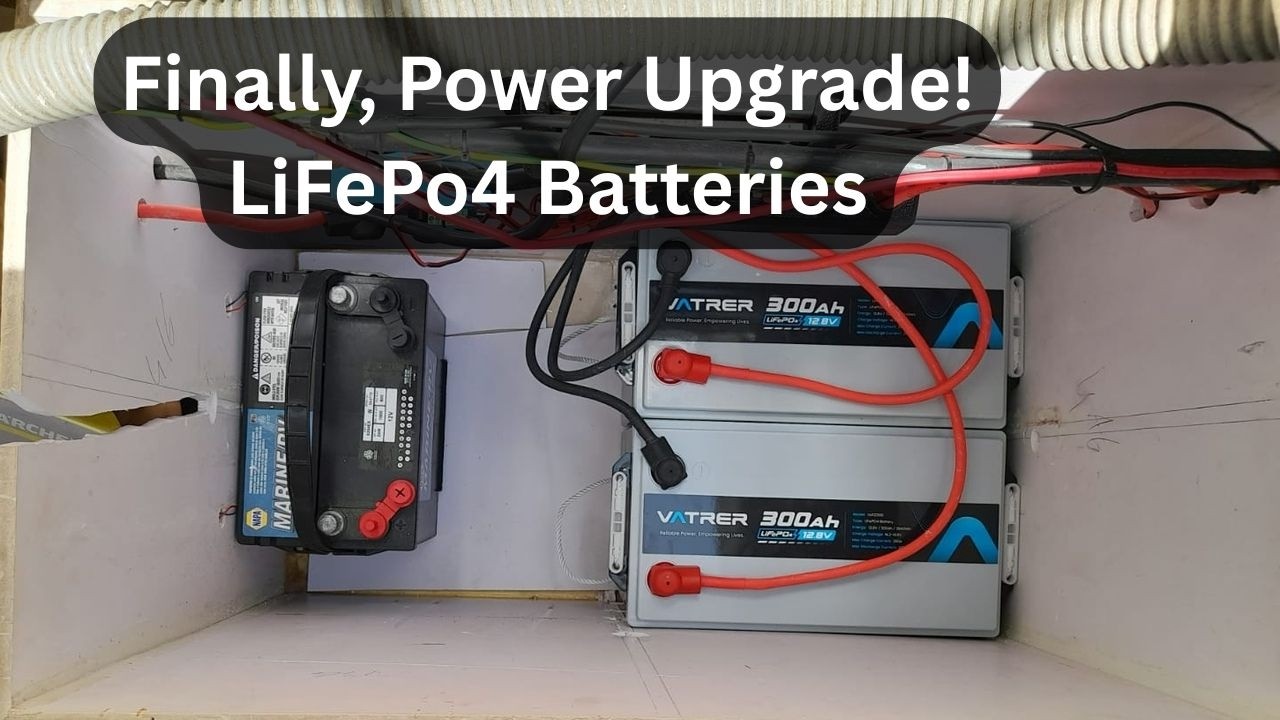 LiFePo4 Battery Bank Upgrade and Salt Water Strainer Repair - EP35