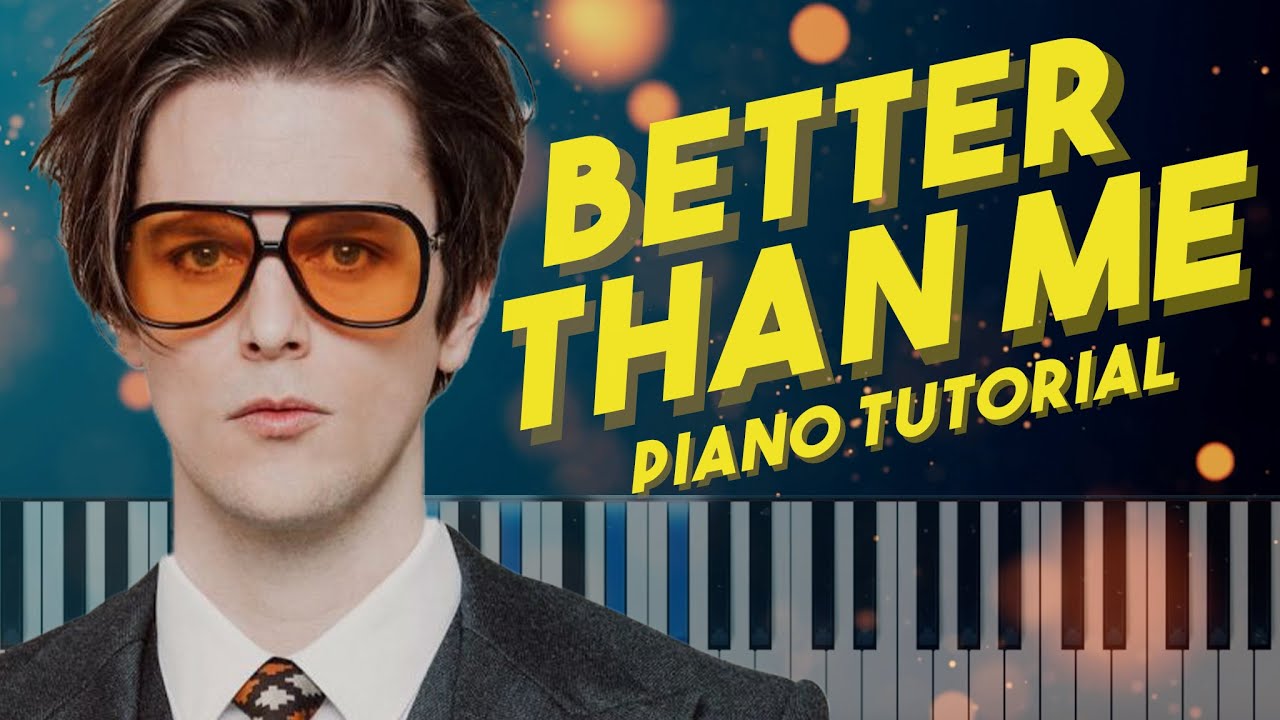 The Brobecks -  Better Than Me | Piano Cover Tutorial