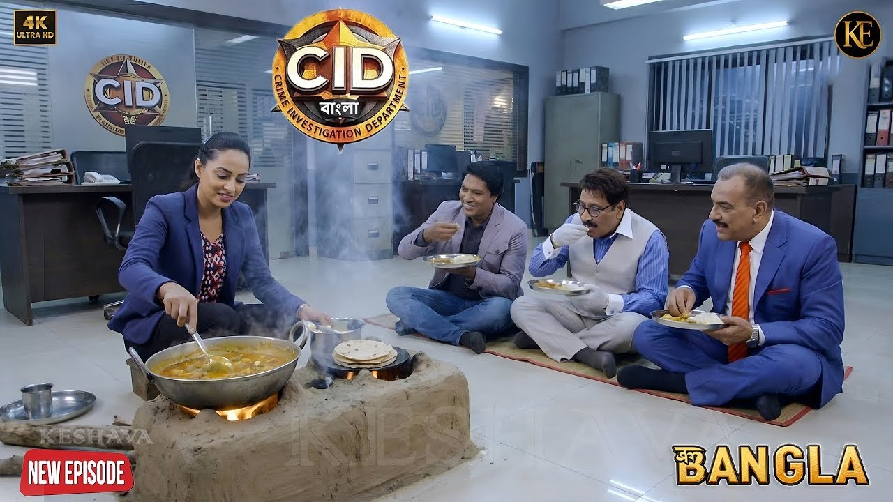 অফিসেই পুরভী রুটি বানাল, সিআইডি টিম মজে গিয়ে লাঞ্চ করল। || CID BANGLA || NEW EPISODE 2026