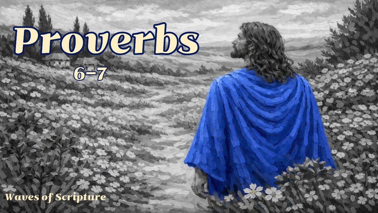 Proverbs 6–7 King James | 1 Hour Gentle Bible Music for Study & Worship | 잠언 플레이리스트