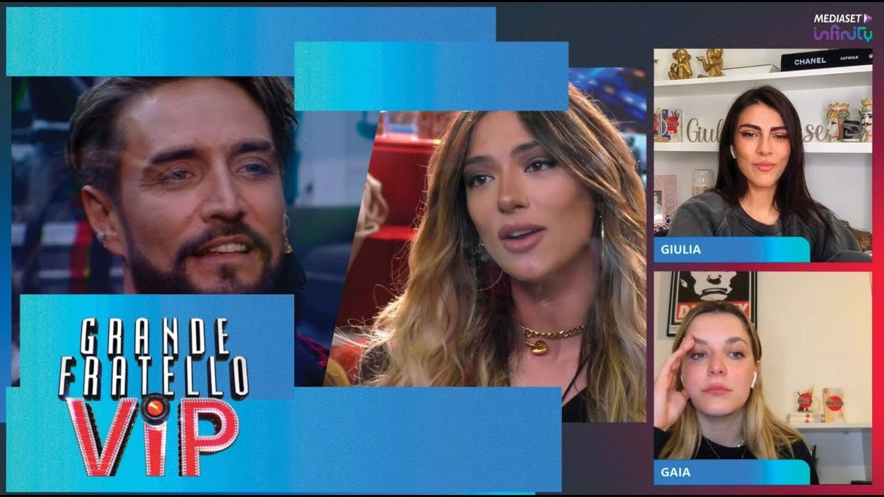 Giulia Salemi e Gaia Zorzi reagiscono al nuovo confronto tra Alex Belli e Soleil | GF Vip Party