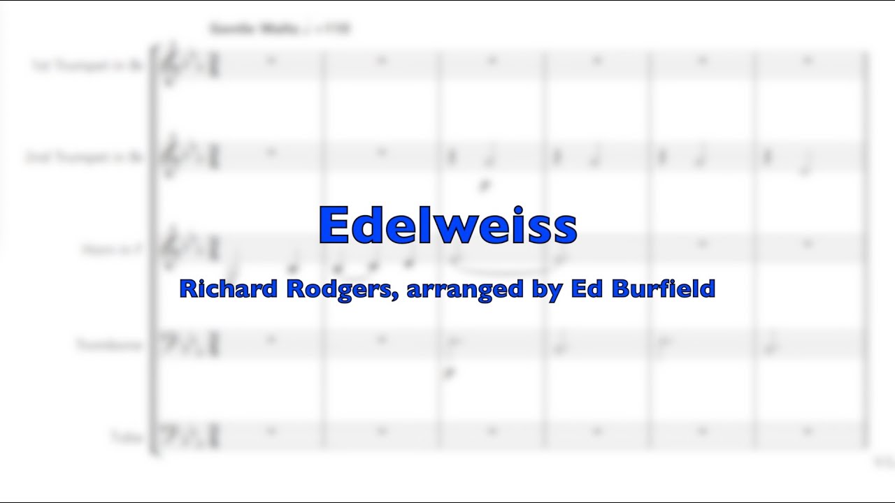 Edelweiss | Brass Quintet Arrangement