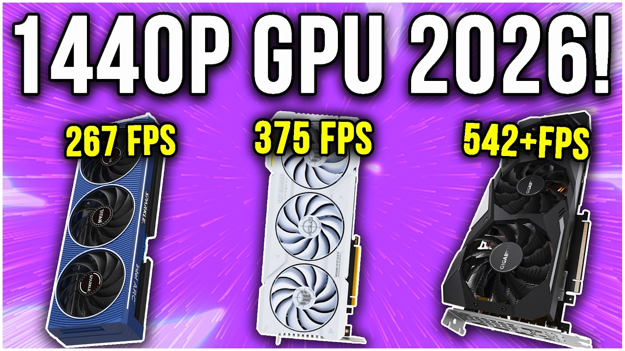 Лучшие видеокарты для игр в разрешении 1440p в 2026 году!!!