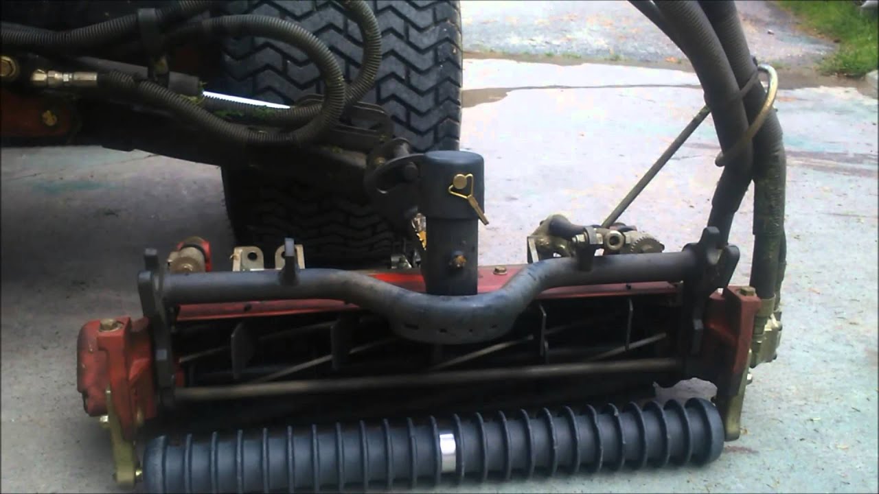 Backlapping a Fairway Mower