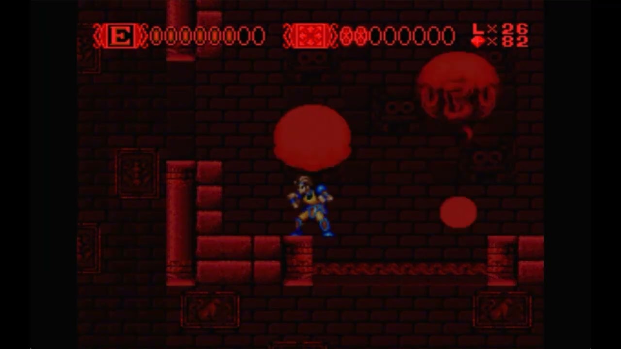 Super Nintendo Snes 16 bit Sky Blazer Stage 17 Прохождение