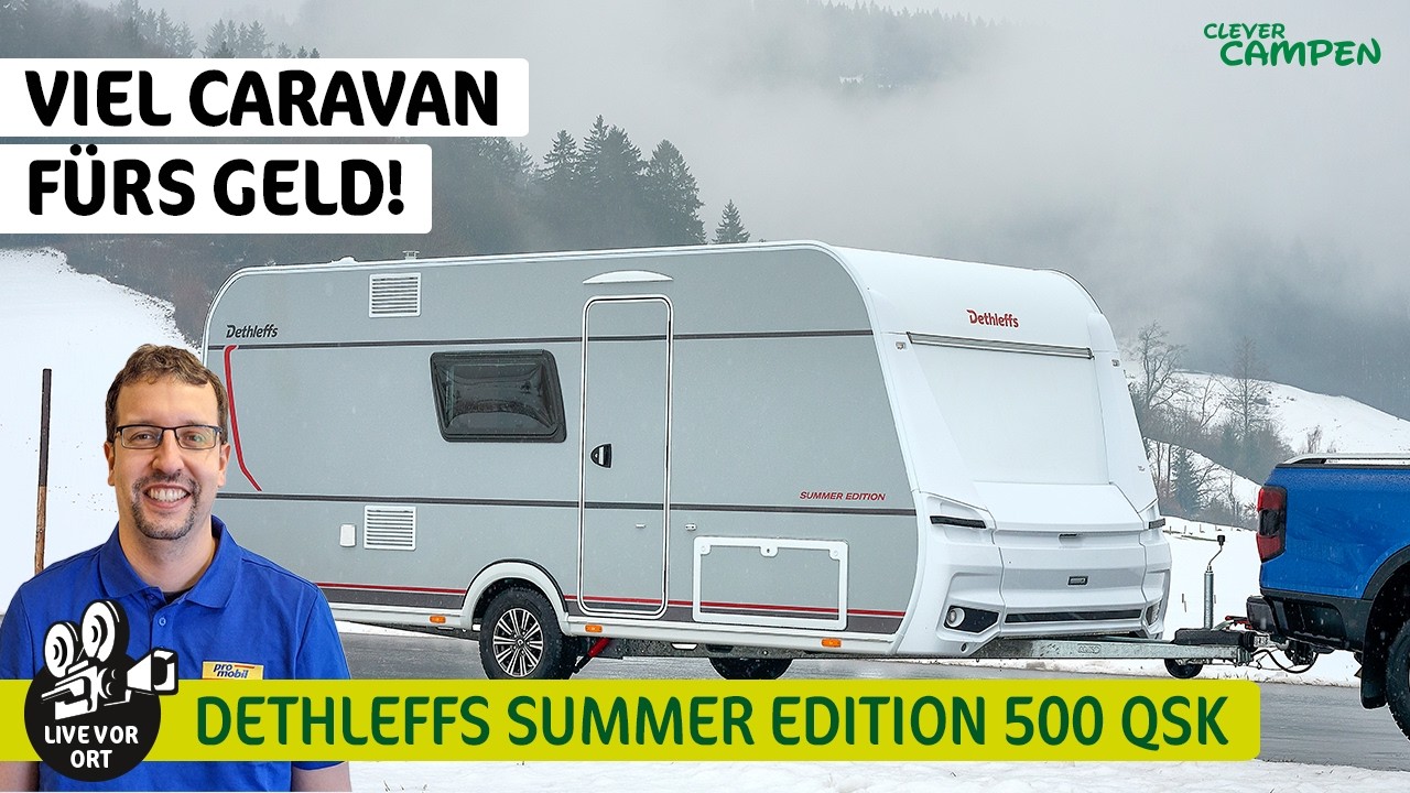 Dethleffs Summer Edition 500 QSK (2026) im Check: viel Ausstattung für Familien? | Live vor Ort