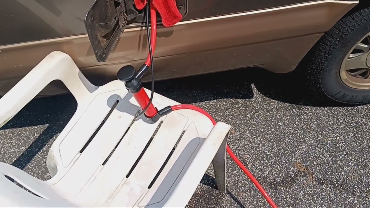 Pittsburgh Multi-Use Transfer Pump is Effectively Used for Siphoning Gas.