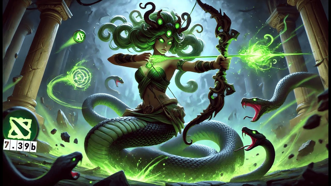 100% побед на Carry Medusa Turbo Dota 7.39b