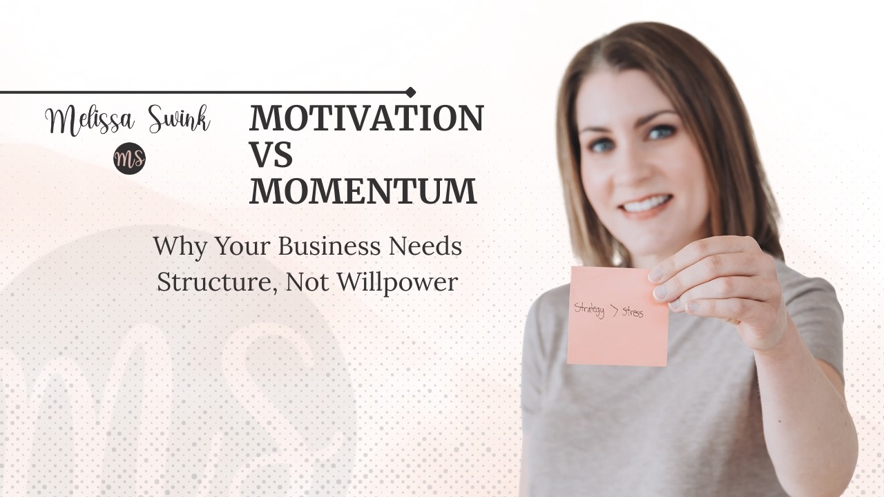 Motivation vs. Momentum: Why Your Business Needs Structure, Not Willpower