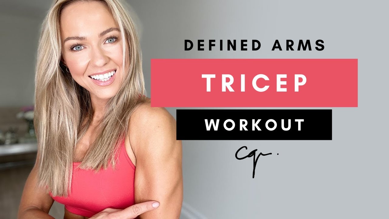 20 Min TRICEP WORKOUT at Home | Defined Arms | No Equipment