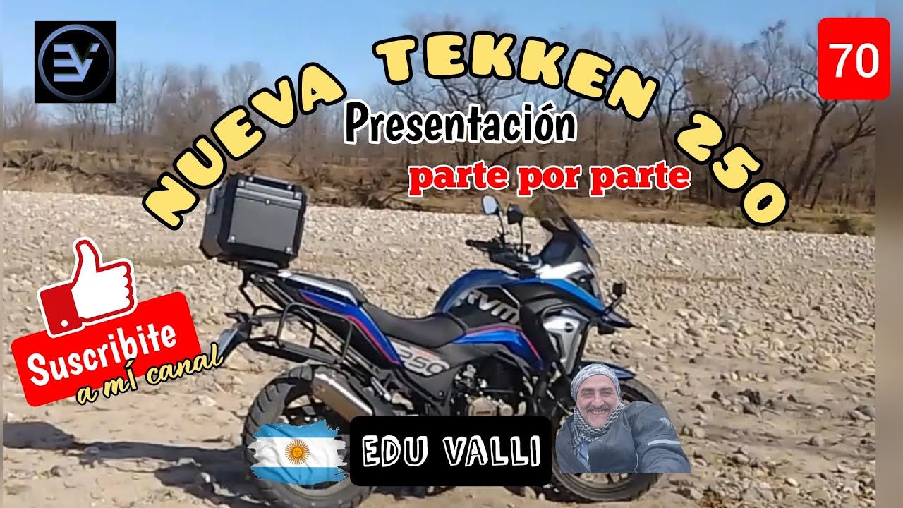NUEVA TEKKEN 250 Presentación