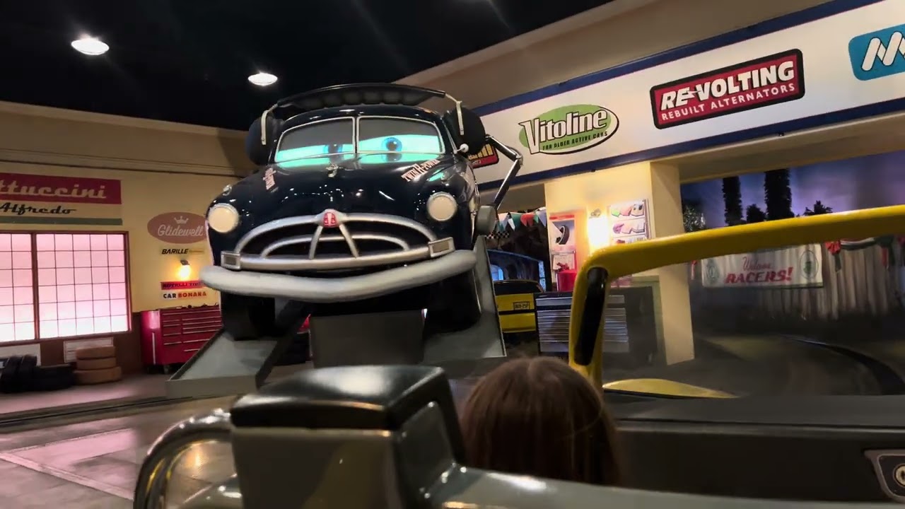 Radiator Springs Cars ride at California Adventure Disneyland 